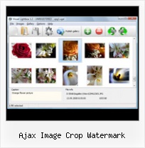 Ajax Image Crop Watermark javascript float external window