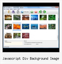 Javascript Div Background Image resize popup window html