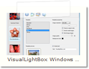Javascript Image Viewer  Windows version - Templates Tab
