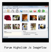Forum Highslide Js Imageflow javascript restore box with effect