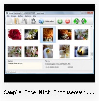 Sample Code With Onmouseover Changeimage modal popup generator